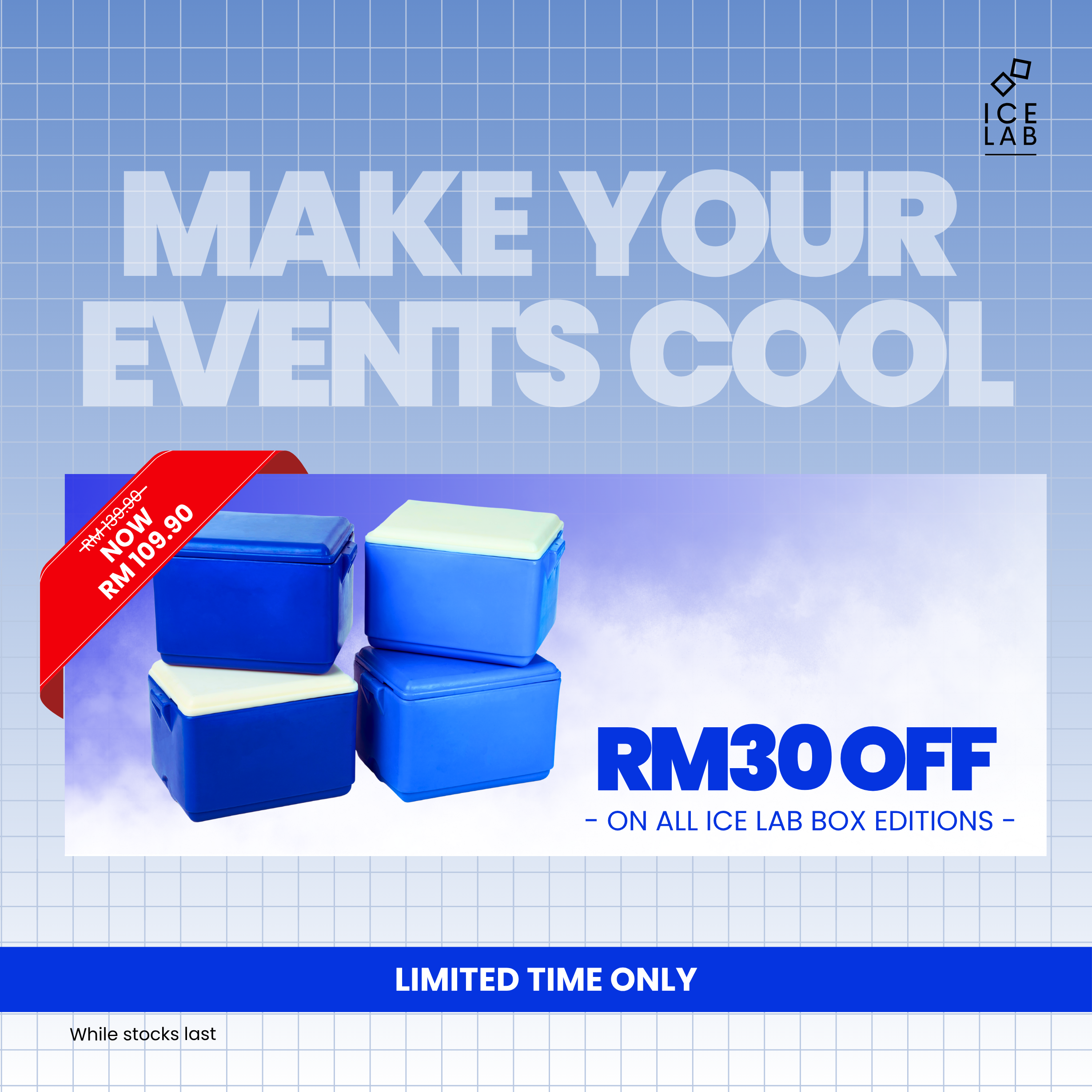 Ice Lab Promotion banner mobile